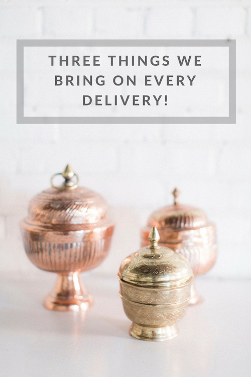 Delivery Must-Haves for a Specialty & Vintage Rental Company from Paisley & Jade!