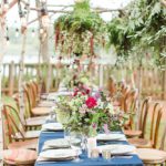 Floral Collective workshop photographed by Katelyn James with vintage and eclectic rentals by Paisley and Jade