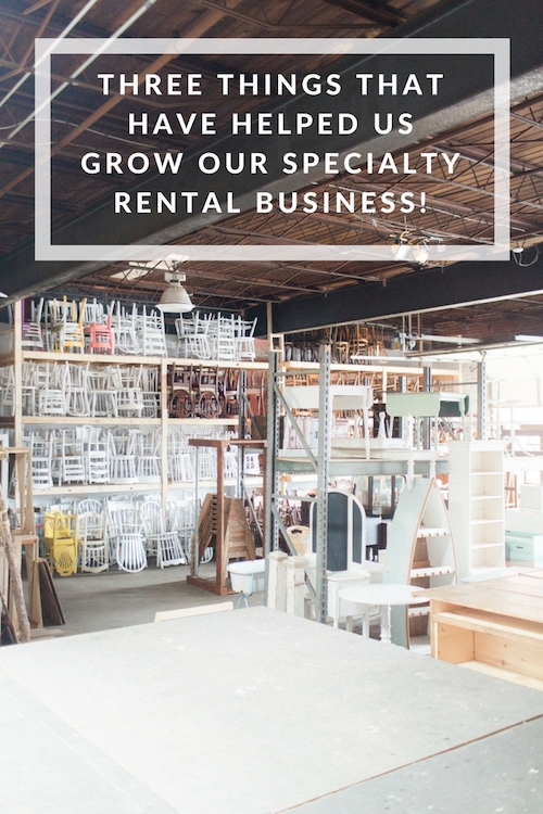 Three things that have helped us grow our specialty & vintage rental business!