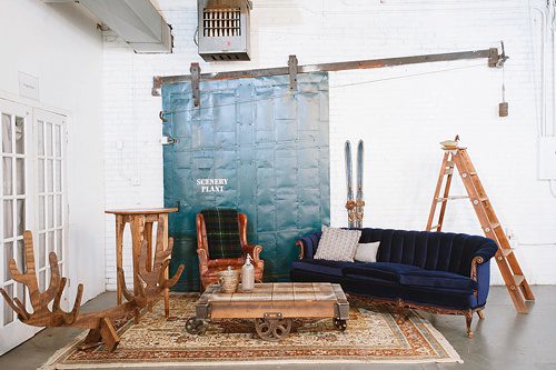 Fun and funky photo shoot with East Coast Entertainment's "The Mashup" band with eclectic and vintage rentals and space by Paisley and Jade in Richmond, Va