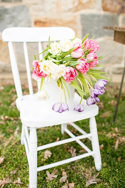 VTis the season for pretty poppies, terrific tulips and darling daffodils!  Spring is finally on its way to RVA and we are feeling the fever!  All of our P&J peeps are prepped and ready for days filled with green grass, leafy trees and longer sun shines days.  So in honor of this change of season we're sharing some of our favorite #flowersonchairs moments! There's so much pretty in this post that we're just gonna let the photos do the talking.  Happy Spring ya'll!
