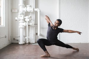 Richmond Ballet Dancer Ira White photographed at Paisley and Jade studio at Highpoint and Moore 