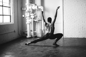 Richmond Ballet Dancer Ira White photographed at Paisley and Jade studio at Highpoint and Moore 