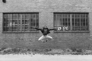 Richmond Ballet Dancer Ira White photographed at Paisley and Jade studio at Highpoint and Moore 