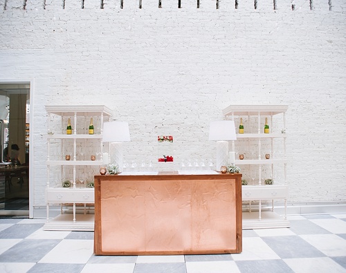 Quirky Wes Anderson inspired style on Wedding Crashers Tour in Richmond Virginia with specialty and eclectic rentals by Paisley and Jade