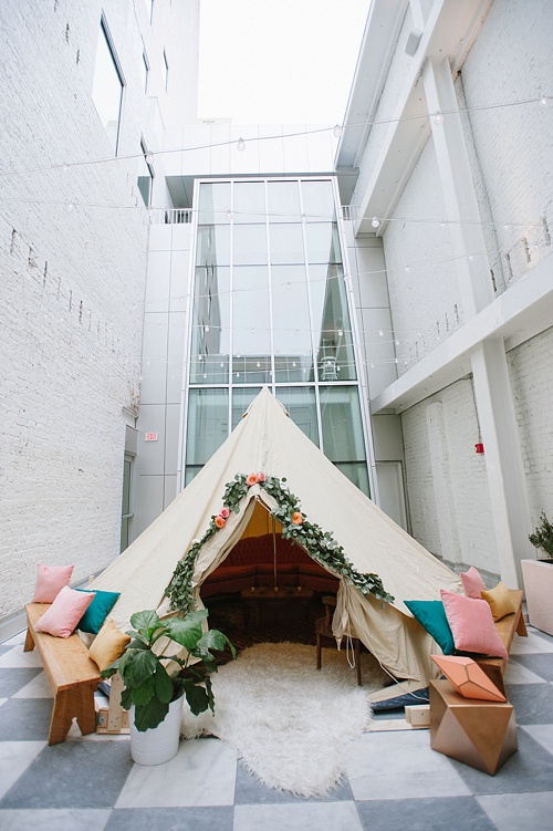 Quirky Wes Anderson inspired style on Wedding Crashers Tour in Richmond Virginia with specialty and eclectic rentals by Paisley and Jade