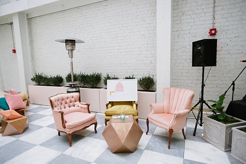 Quirky Wes Anderson inspired style on Wedding Crashers Tour in Richmond Virginia with specialty and eclectic rentals by Paisley and Jade