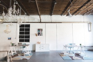 Paisley & Jade industrial style office space in Richmond, Virginia. Photo by Stephanie Yonce Photography