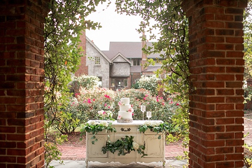 Beautiful blush romantic wedding inspiration shoot by Hearts Content Events at Hermitage Museum and Gardens with vintage and eclectic furniture rentals by Paisley and Jade 