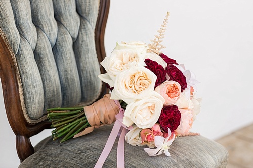 Romantic marsala inspired wedding at Alwyngton Manor in Virginia with vintage and specialty furniture rentals provided by Paisley and Jade 