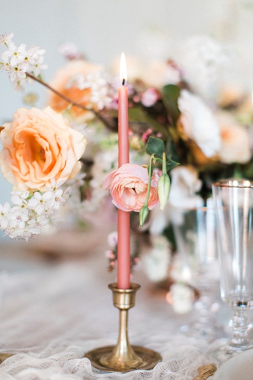 Gorgeous feminine and forest wedding inspiration styles shoot by Glint Events at Paisley and Jade showroom in Richmond Virginia 