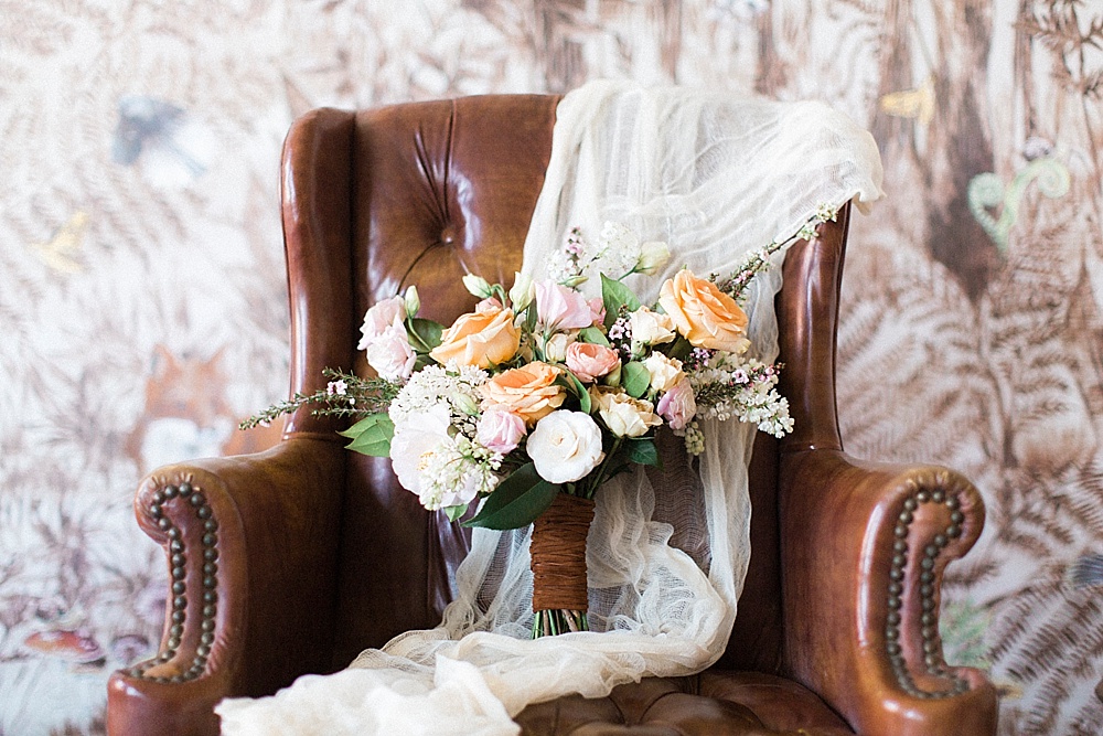 Gorgeous feminine and forest inspired styled shoot by Glint Events shot at the Paisley and Jade showroom in Richmond Virginia