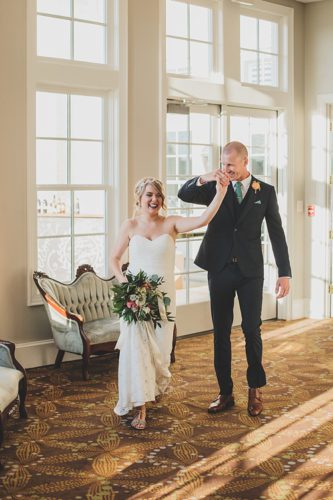 Gorgeous outdoor wedding at Independence Golf Club with vintage and eclectic rentals by Paisley and Jade 