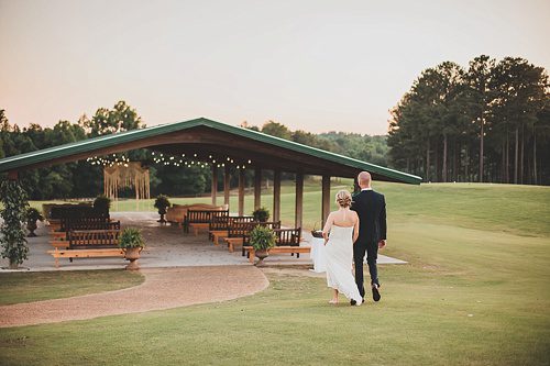 Gorgeous outdoor wedding at Independence Golf Club with vintage and eclectic rentals by Paisley and Jade 