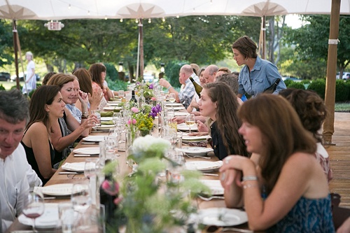 Farm Feast fundraising dinner at Blenheim Vineyards with specialty rentals by Paisley and Jade 