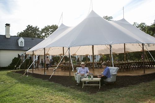 Farm Feast fundraising dinner at Blenheim Vineyards with specialty rentals by Paisley and Jade 