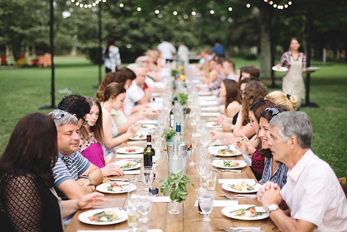 Dinner In The Field in Virginia with specially vintage and custom built rentals by Paisley and Jade