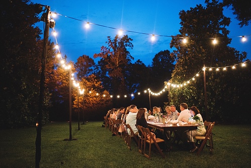 Dinner In The Field in Virginia with specially vintage and custom built rentals by Paisley and Jade