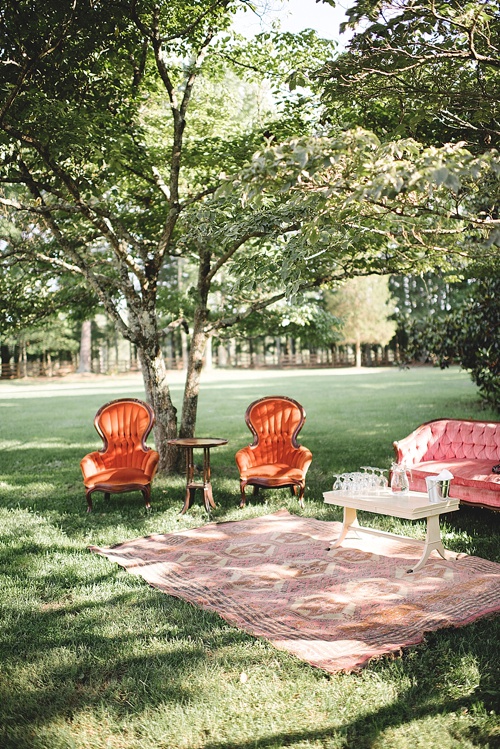 Dinner In The Field in Virginia with specially vintage and custom built rentals by Paisley and Jade