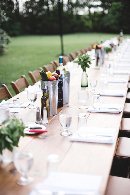 Dinner In The Field in Virginia with specially vintage and custom built rentals by Paisley and Jade