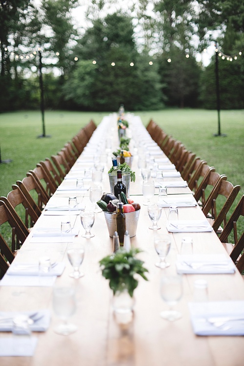 Dinner In The Field in Virginia with specially vintage and custom built rentals by Paisley and Jade