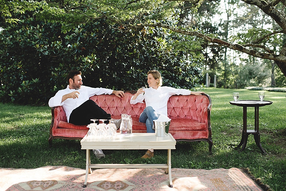 Dinner In The Field in Virginia with specially vintage and custom built rentals by Paisley and Jade