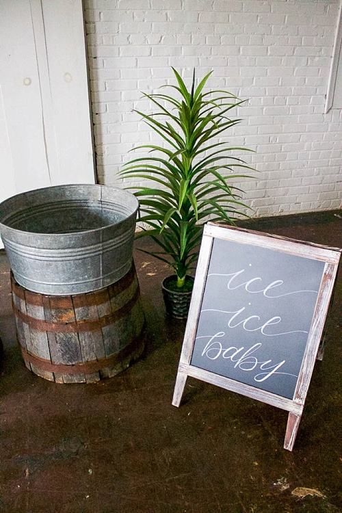 Simple ways to style vintage wine barrel halves by Paisley and Jade