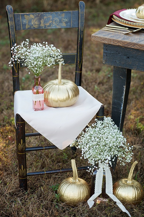 Beautiful cranberry inspired Fall styled shoot in a Virginia Forest with specialty rentals by Paisley and Jade 