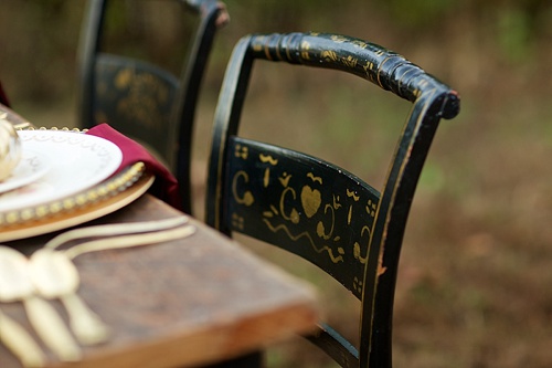 Beautiful cranberry inspired Fall styled shoot in a Virginia Forest with specialty rentals by Paisley and Jade 