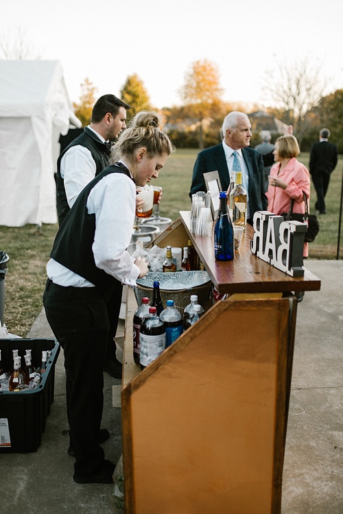 Moody and romantic real wedding at The Glasgow Farm in Fredericksburg, Virginia with specialty rentals by Paisley and Jade 