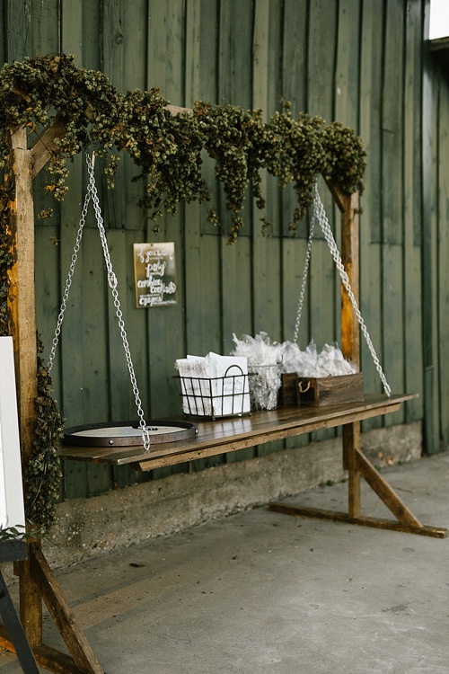 Moody and romantic real wedding at The Glasgow Farm in Fredericksburg, Virginia with specialty rentals by Paisley and Jade 