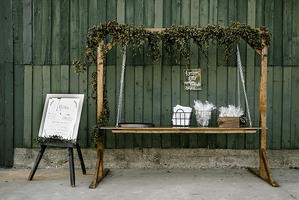 Moody and romantic real wedding at The Glasgow Farm in Fredericksburg, Virginia with specialty rentals by Paisley and Jade