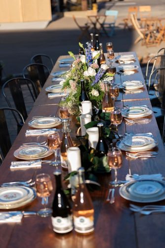 Urban wedding inspiration at Blue Bee Cider in Richmond, Virginia with specialty rentals by Paisley and Jade
