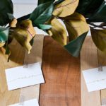 Inspiration station ideas for simple and affordable guest seating charts using backdrops and rentals from Paisley and Jade