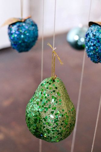 Fun and Fun Christmas Tree inspiration using a vintage wooden ladder from Paisley and Jade at Highpoint and Moore