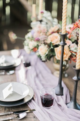 Richly Colored and Romantic Wedding Inspiration Photo Shoot at Early Mountain Vineyards with specialty rentals by Paisley and Jade