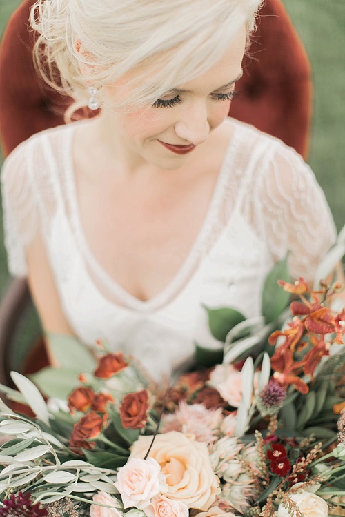 Richly Colored and Romantic Wedding Inspiration Photo Shoot at Early Mountain Vineyards with specialty rentals by Paisley and Jade 