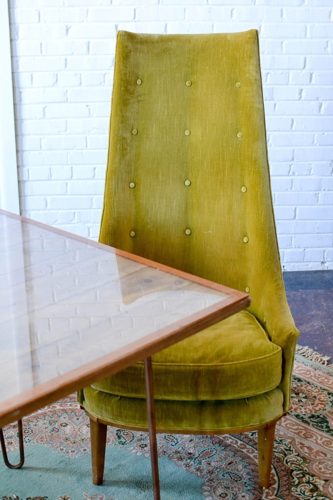 Pantone color of the year inspired lounges and dining designs created and styled with rental items by Paisley & Jade