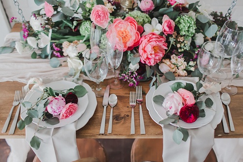 Enchanting peony inspired wedding shoot by Annamarie Akins , Whimsy Event Planning and Amanda Veronee at Highpoint & Moore with space and specialty rentals by Paisley & Jade 