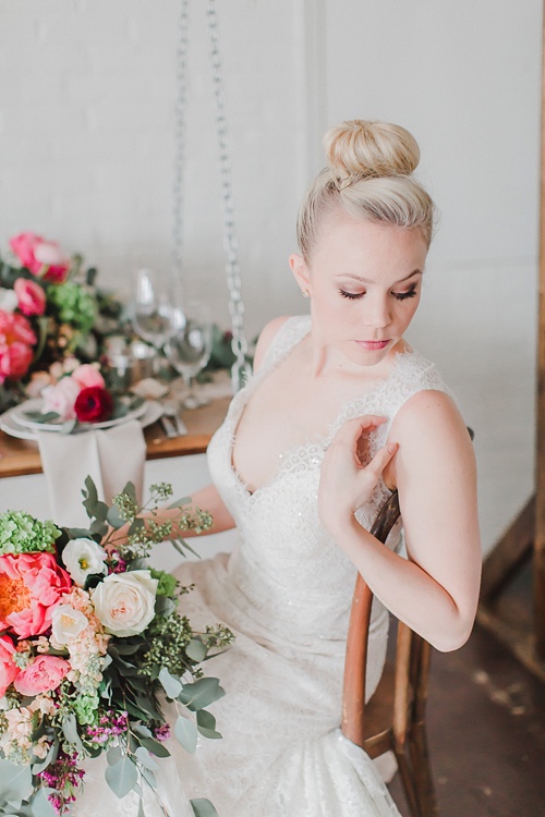 Enchanting peony inspired wedding shoot by Annamarie Akins , Whimsy Event Planning and Amanda Veronee at Highpoint & Moore with space and specialty rentals by Paisley & Jade 