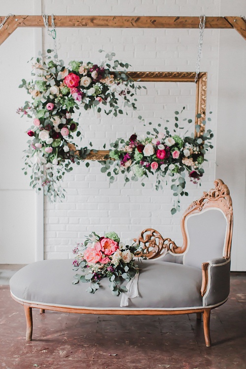 Enchanting peony inspired wedding shoot by Annamarie Akins , Whimsy Event Planning and Amanda Veronee at Highpoint & Moore with space and specialty rentals by Paisley & Jade 