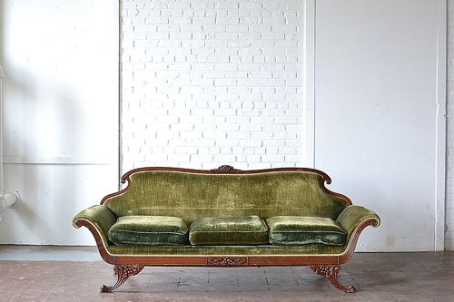 The Burlington Sofa available for rent by Paisley & Jade 