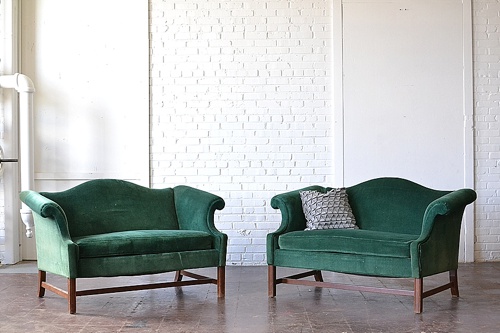 Vintage Turner Sofas available for rent by Paisley & Jade 