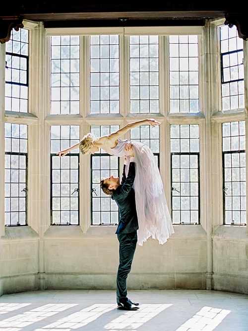 Moody ballet inspired shoot by Josh & Serena at The Branch Museum of Architecture & Design with specialty rentals by Paisley & Jade 