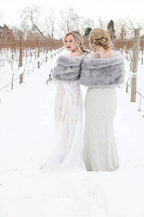 Winter boho chic styled shoot at Upper Shirley Vineyards with specialty rentals by Paisley & Jade 