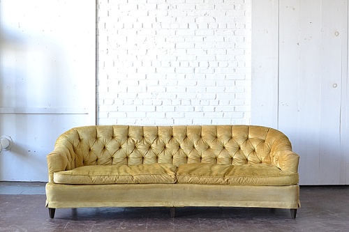 Vintage "Delta" sofa available for rent by Paisley & Jade 