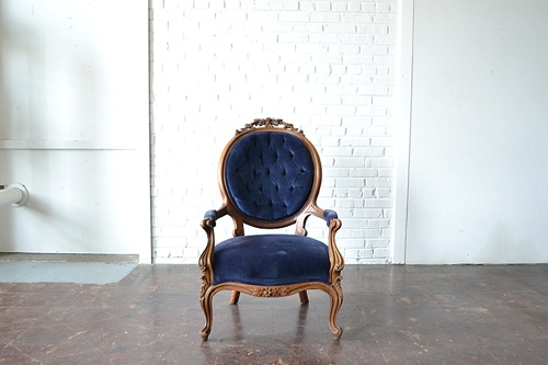 Vintage Norwich chair available for rent by Paisley & Jade 