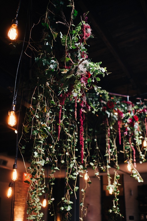 Eclectic and artsy wedding inspiration at The Hofheimer Building in Richmond Va with specialty rentals by Paisley & Jade. Images by Alex C Tenser Photography 