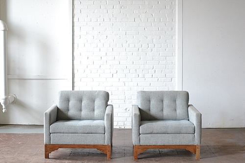 Mid-Century Modern Westchester chairs available for rent by Paisley & Jade 