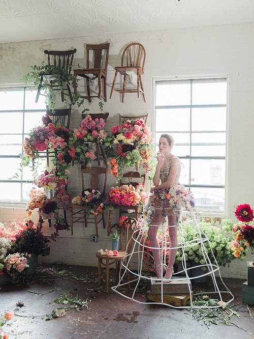 Tulipina floral workshop at Highpoint & Moore with specialty rentals and space by Paisley & Jade. Images by Corbin Gurkin 